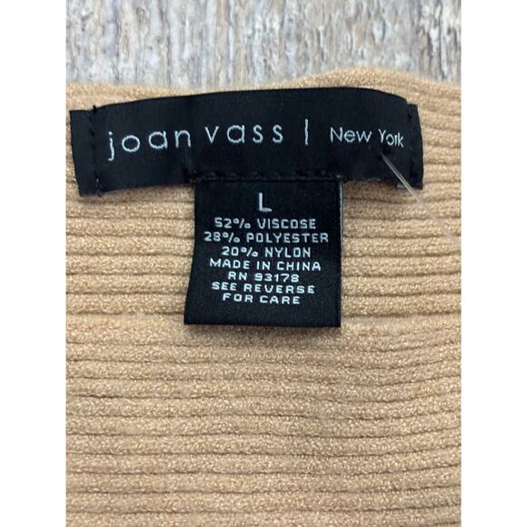 Joan Vass Ribbed Knit Sweater Size Large - Picture 4 of 5
